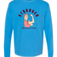 Stronger Than Period Cramps - Comfort Colors - Heavyweight Long Sleeve Tee - Blues & Greens