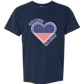 One Nation One Heart - Comfort Colors - Heavyweight Unisex Tee - Blues