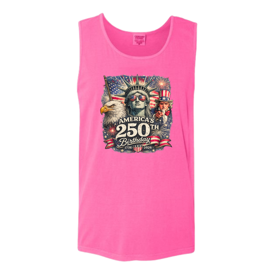 America's 250th Birthday - Comfort Colors - Unisex Tank - Assorted Colors