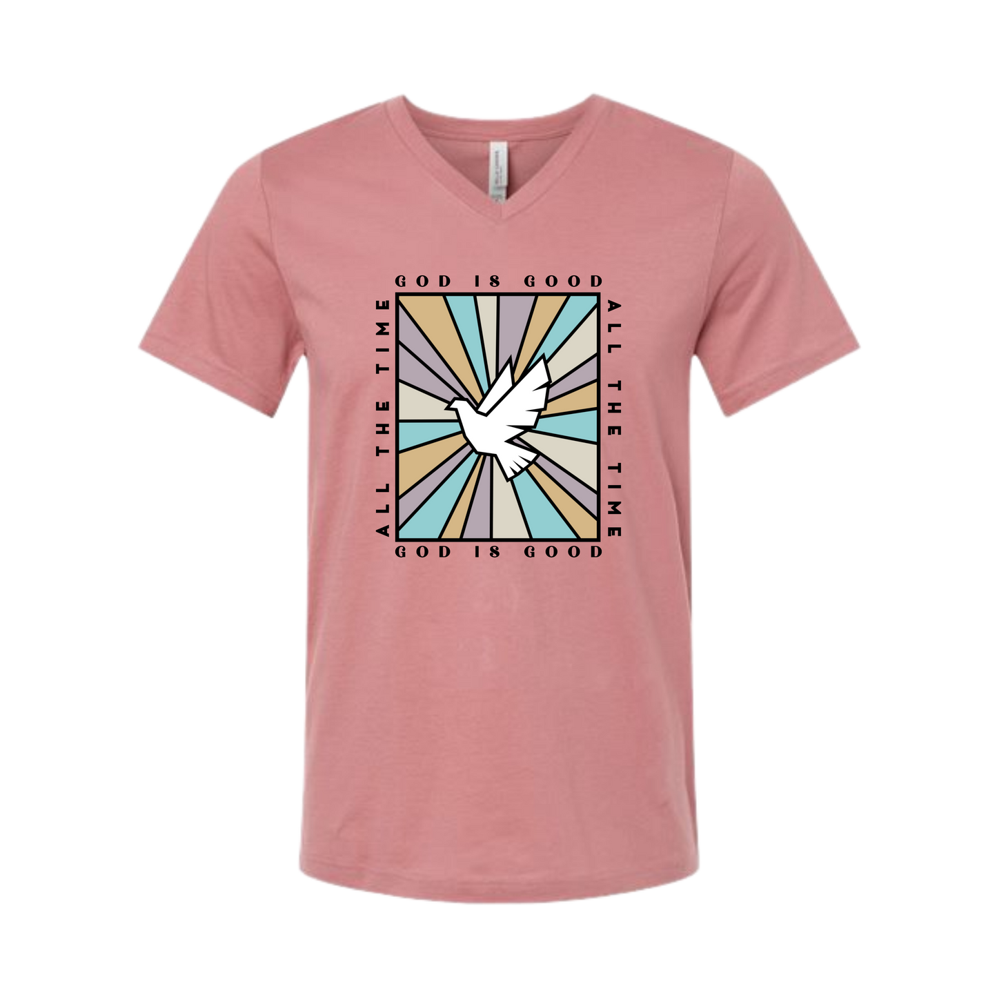 God Is Good - Bella+Canvas - Unisex V-Neck - Assorted Colors