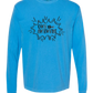 Own the Awkward - Comfort Colors - Heavyweight Long Sleeve Tee - Blues & Greens