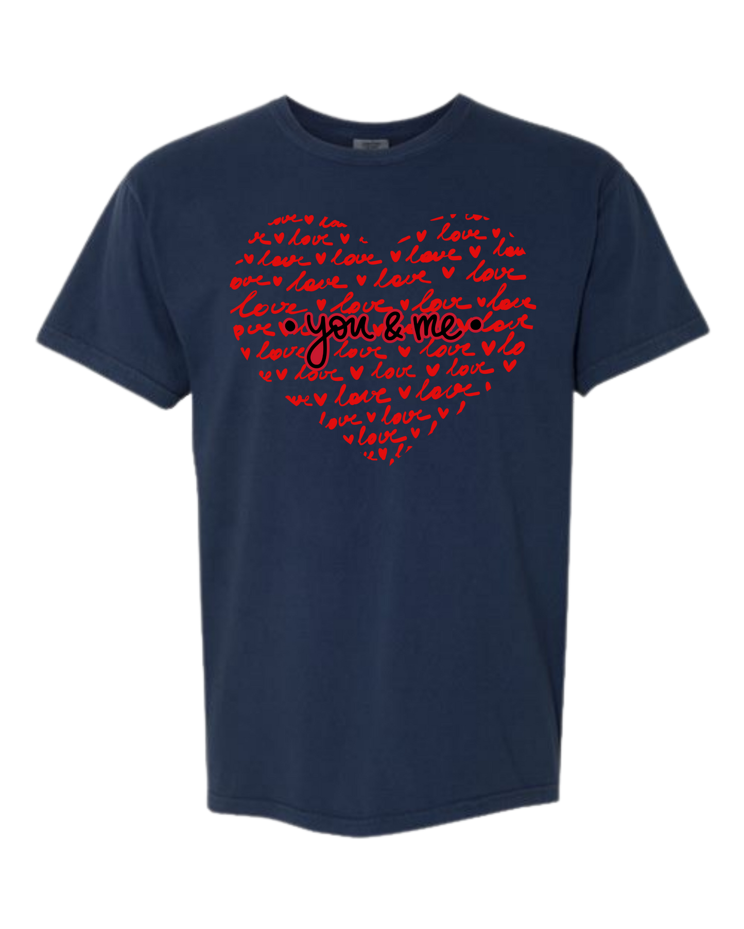 You & Me - Comfort Colors - Heavyweight Unisex Tee - Blues