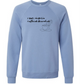 I don't rise & shine I caffeinate & coordinate - Sponge Fleece Raglan Sweatshirt - Blues, Greens, Purple, and Black
