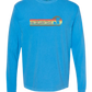 On Island Time - Comfort Colors - Heavyweight Long Sleeve Tee - Blues & Greens