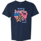The Gulf of America - Comfort Colors - Heavyweight Unisex Tee - Blues