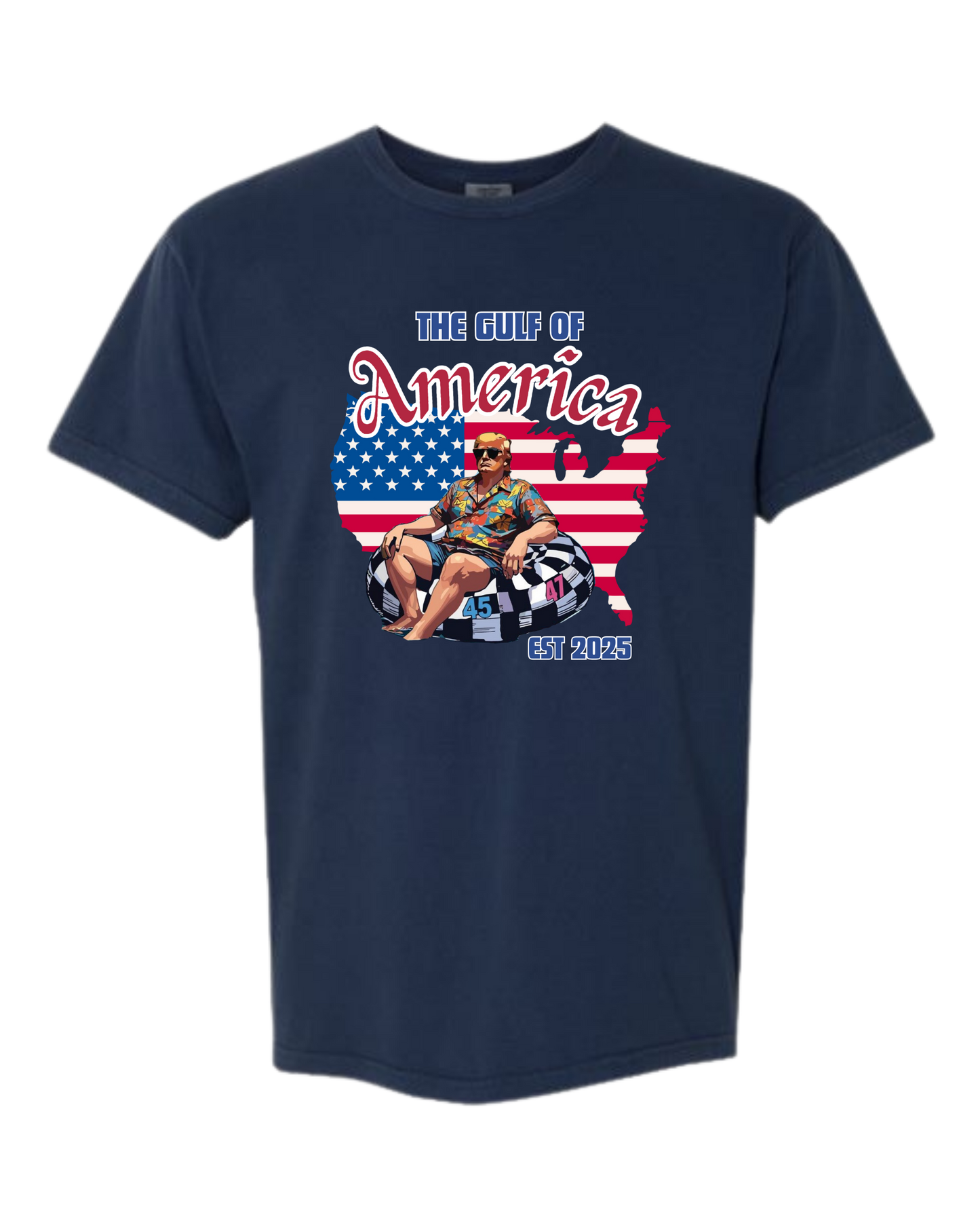 The Gulf of America - Comfort Colors - Heavyweight Unisex Tee - Blues