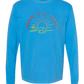 Sunsets & No Regrets - Comfort Colors - Heavyweight Long Sleeve Tee - Blues & Greens