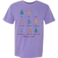 Galatians 5 - Comfort Colors - Heavyweight Unisex Tee - Pinks, Purples