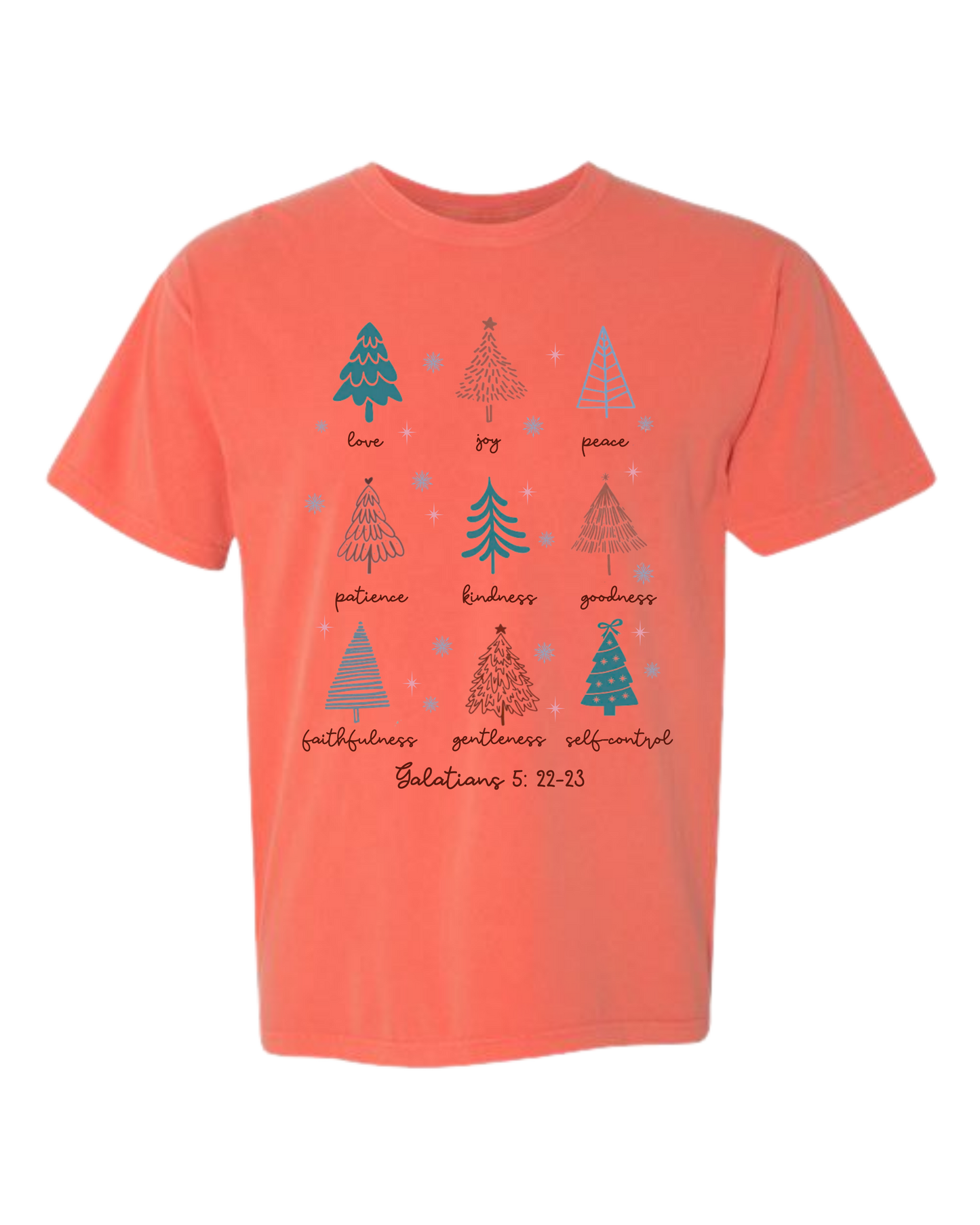 Galatians 5 - Comfort Colors - Heavyweight Unisex Tee - Yellows, Oranges