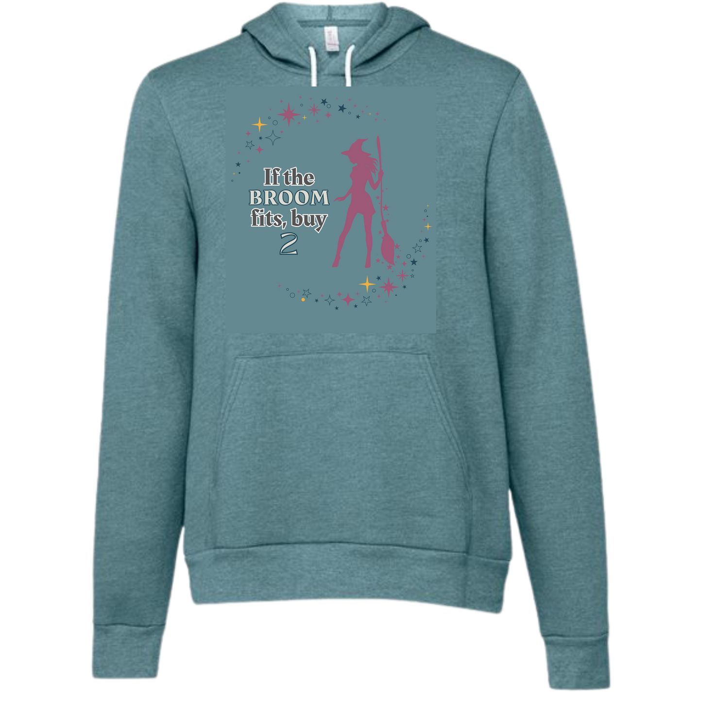 HP - If The Broom Fits - Sponge Fleece Hoodie - Blues, Purples