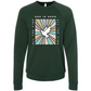 God is Good - Sponge Fleece Raglan Sweatshirt - Greens, Neutrals