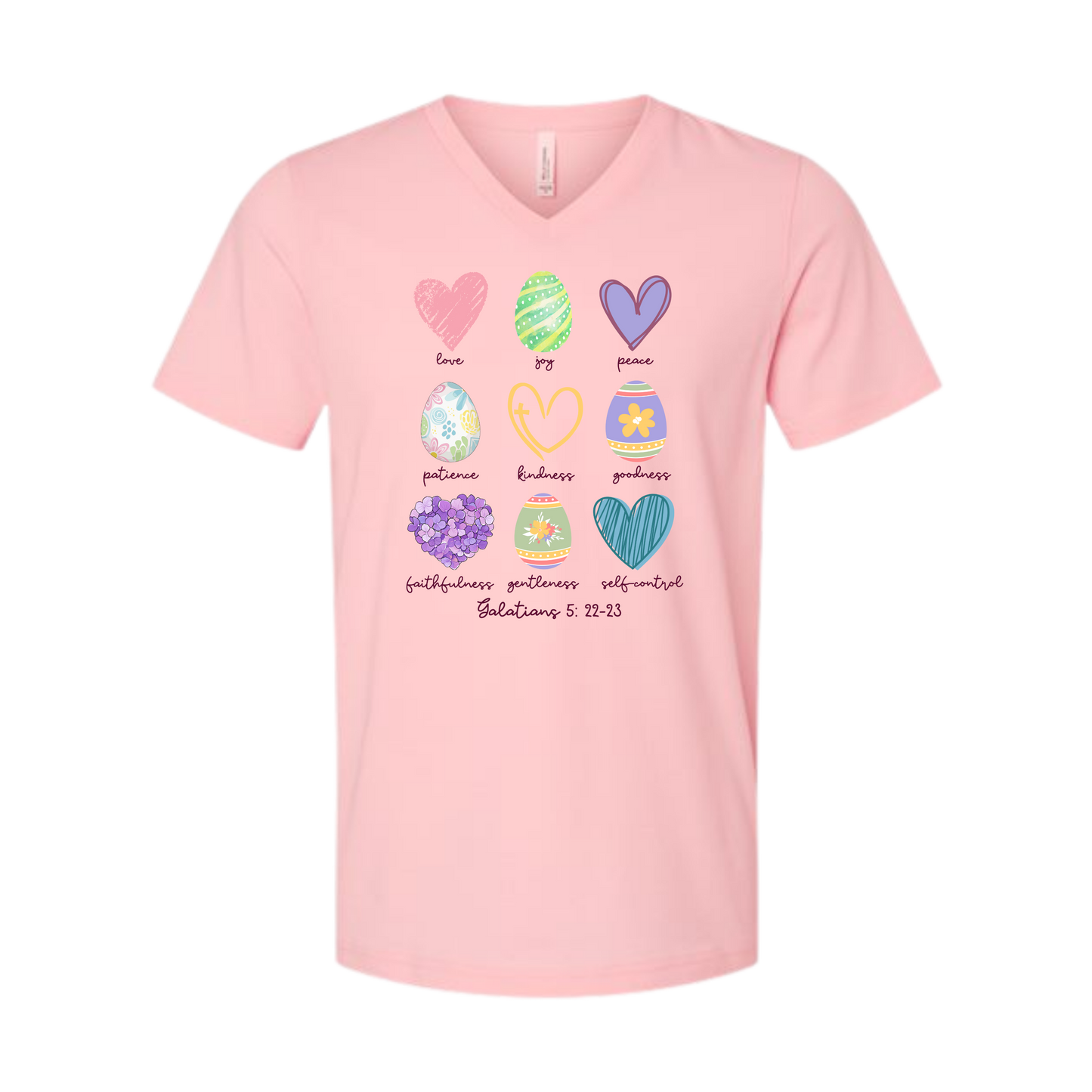 Galatians 5 - Easter - Bella+Canvas - Unisex V-Neck - Assorted Colors