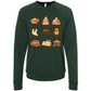 HP - Hello Autumn - Sponge Fleece Raglan Sweatshirt - Greens, Neutrals