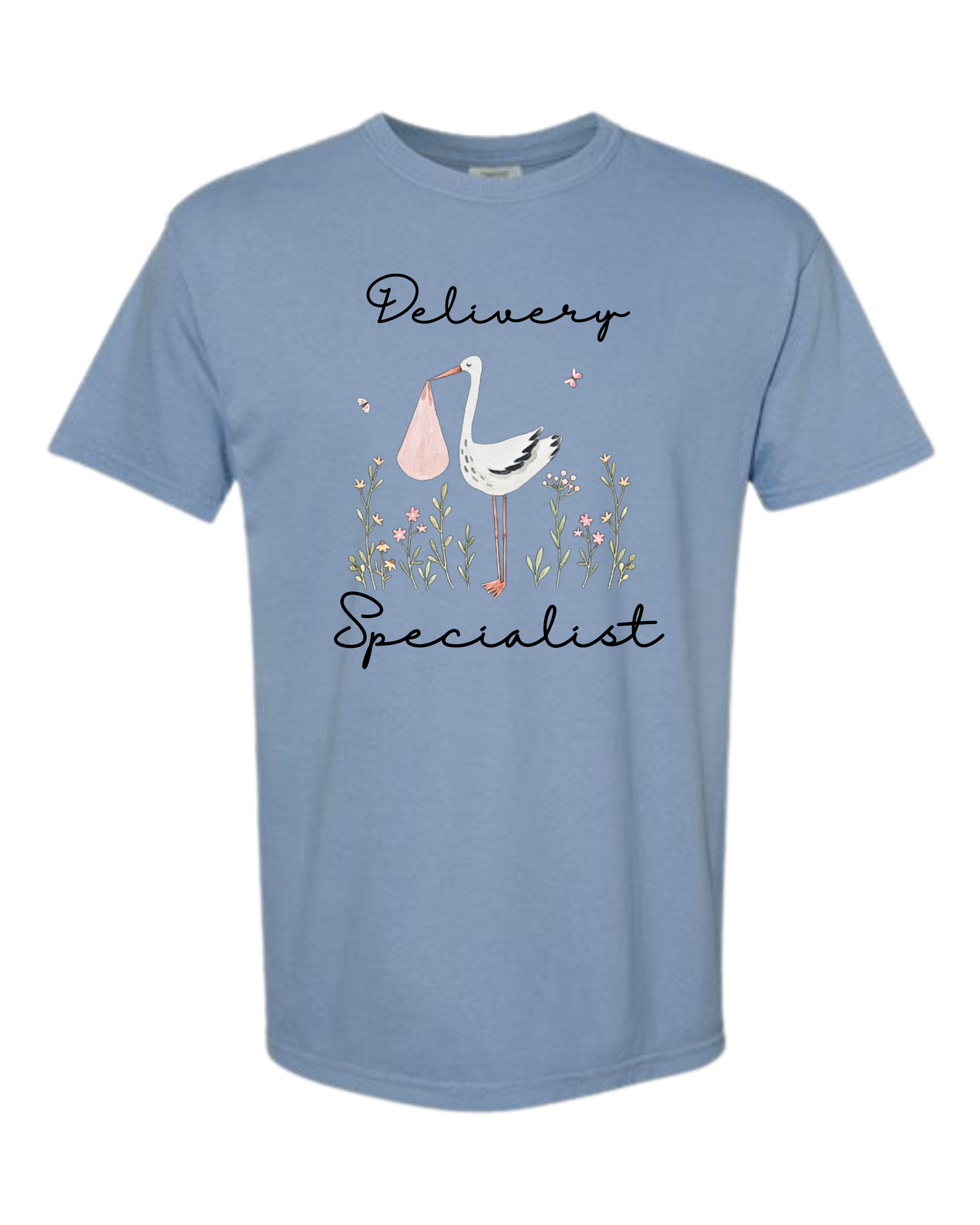 Delivery Specialist - Comfort Colors - Heavyweight Unisex Tee - Blues