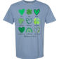 Galatians 5 - St Patrick's Day - Comfort Colors - Heavyweight Unisex Tee - Blues
