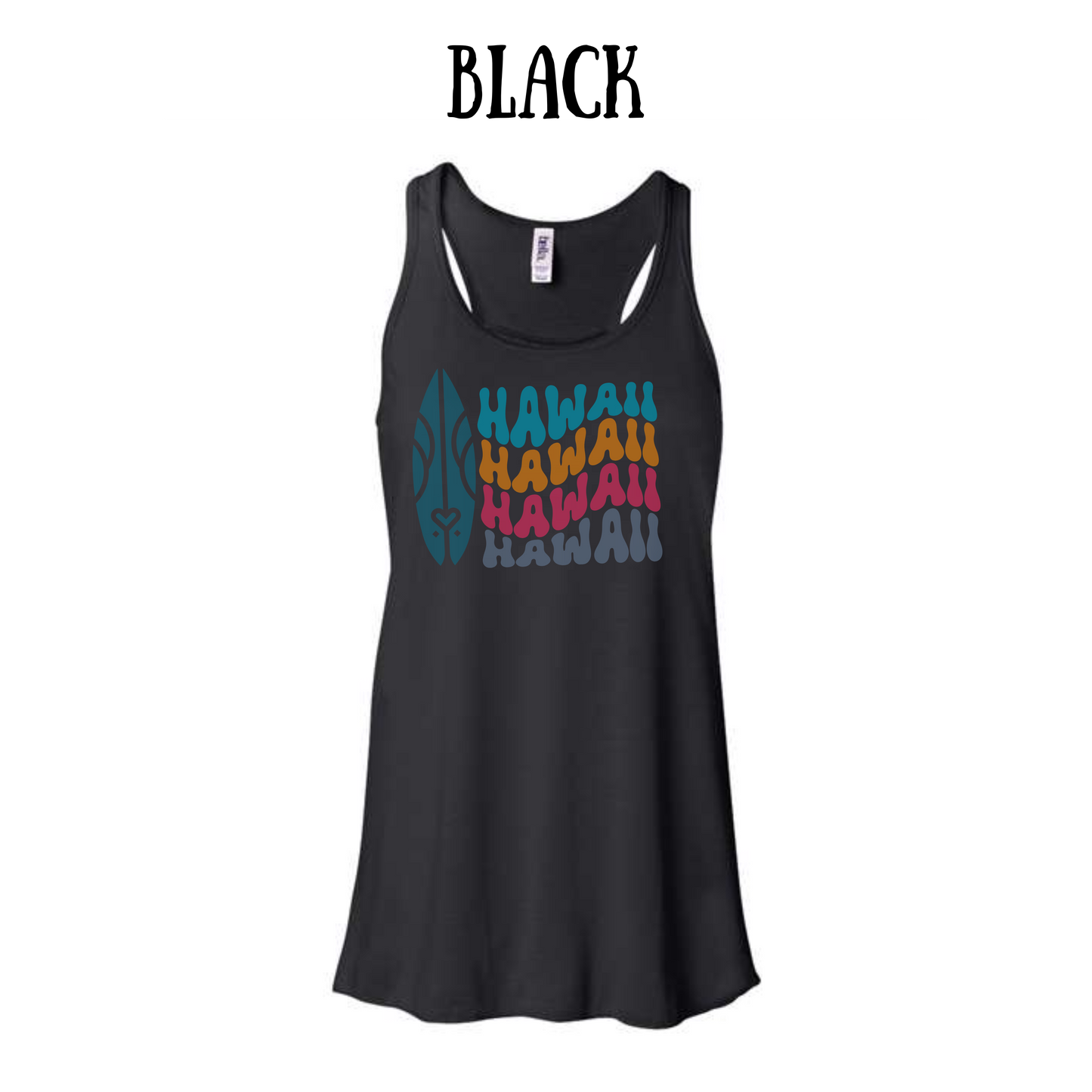 VP - Hawaii - Women's Flowy Racerback Tank