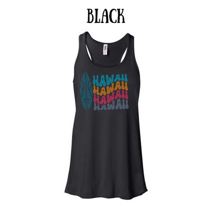 VP - Hawaii - Women's Flowy Racerback Tank