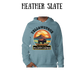 CP - Yellowstone: Fluffy Cows - Sponge Fleece Hoodie - Greens, Neutrals