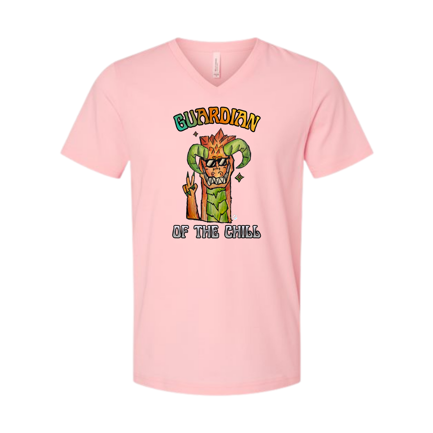 Guardian of The Chill - Bella+Canvas - Unisex V-Neck - Assorted Colors