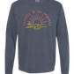 Sunsets & No Regrets - Comfort Colors - Heavyweight Long Sleeve Tee - Blues & Greens