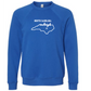 Kella McLean - Sponge Fleece Raglan Sweatshirt - Blues, Greens, Purple, and Black
