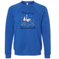 Delivery Specialist - Sponge Fleece Raglan Sweatshirt - Blues, Greens, Purple, and Black