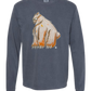 Muscle Bear - Comfort Colors - Heavyweight Long Sleeve Tee - Blues & Greens