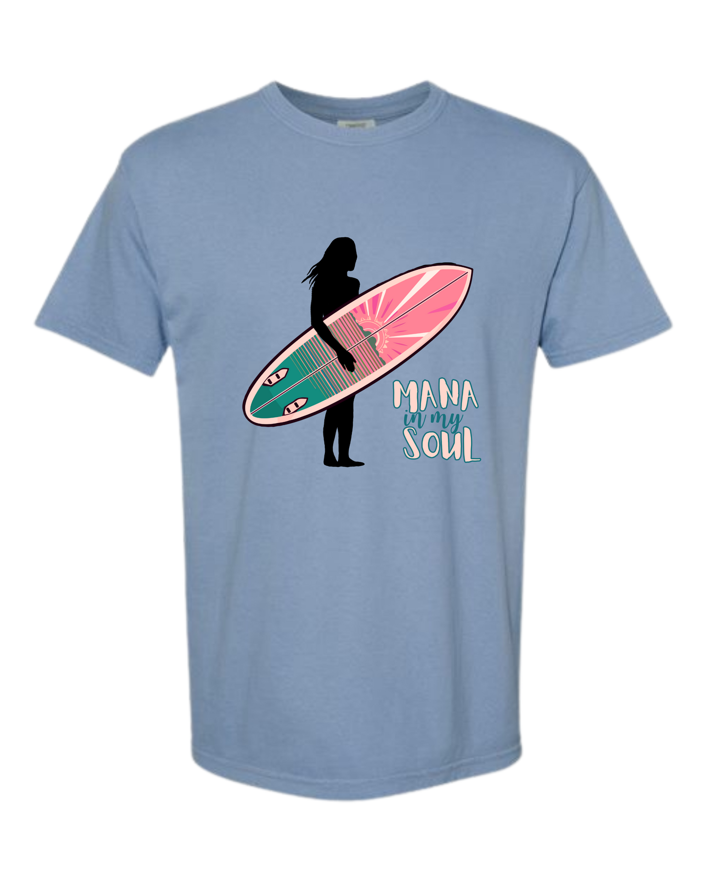 Mana in My Soul - Comfort Colors - Heavyweight Unisex Tee - Blues