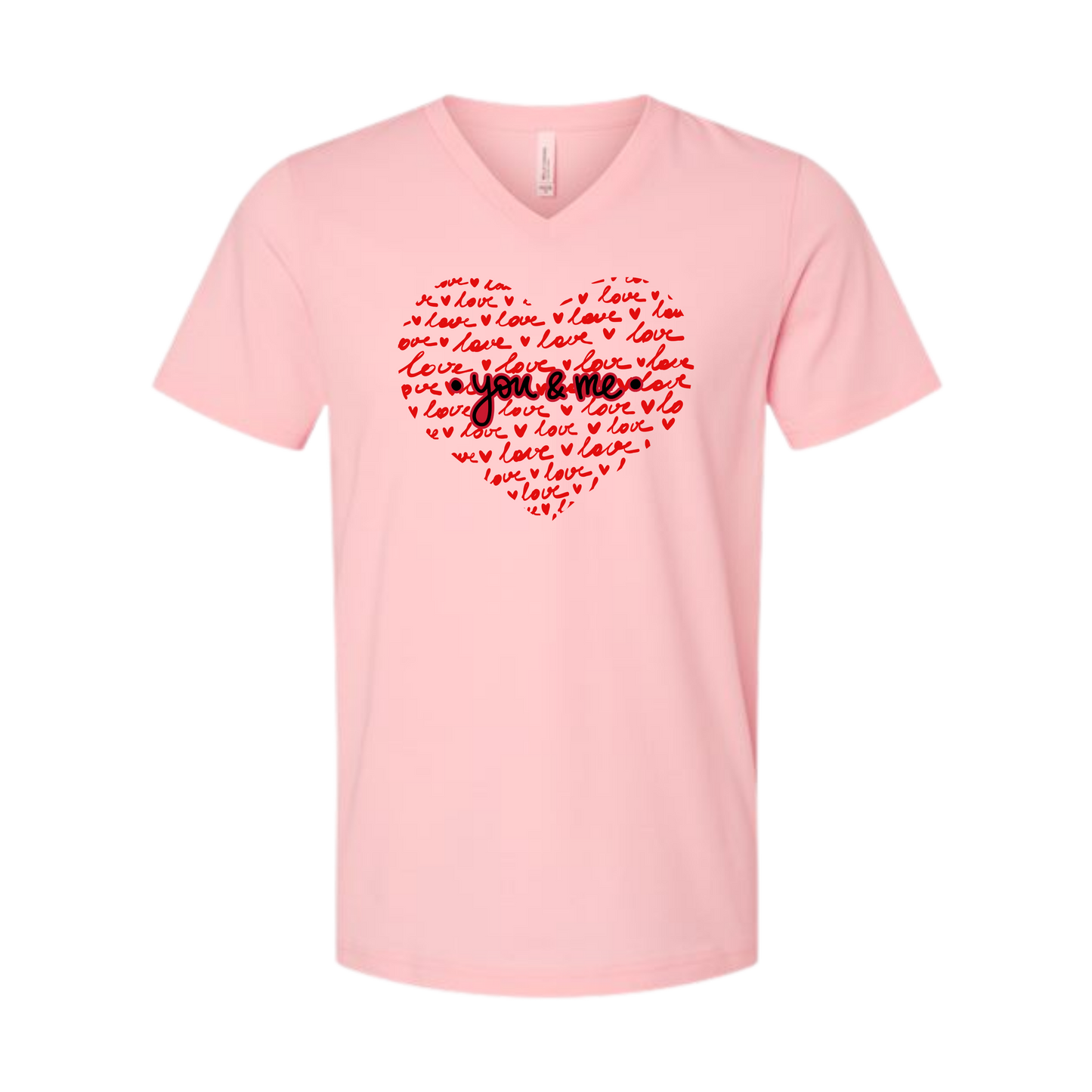 You & Me - Bella+Canvas - Unisex V-Neck - Assorted Colors