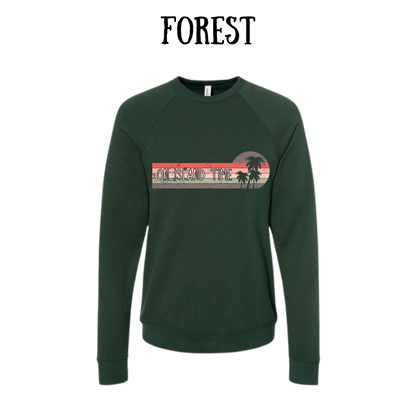VP - On Island Time - Sponge Fleece Raglan Sweatshirt - Greens, Neutrals