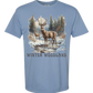Winter Woodland - Comfort Colors - Heavyweight Unisex Tee - Blues