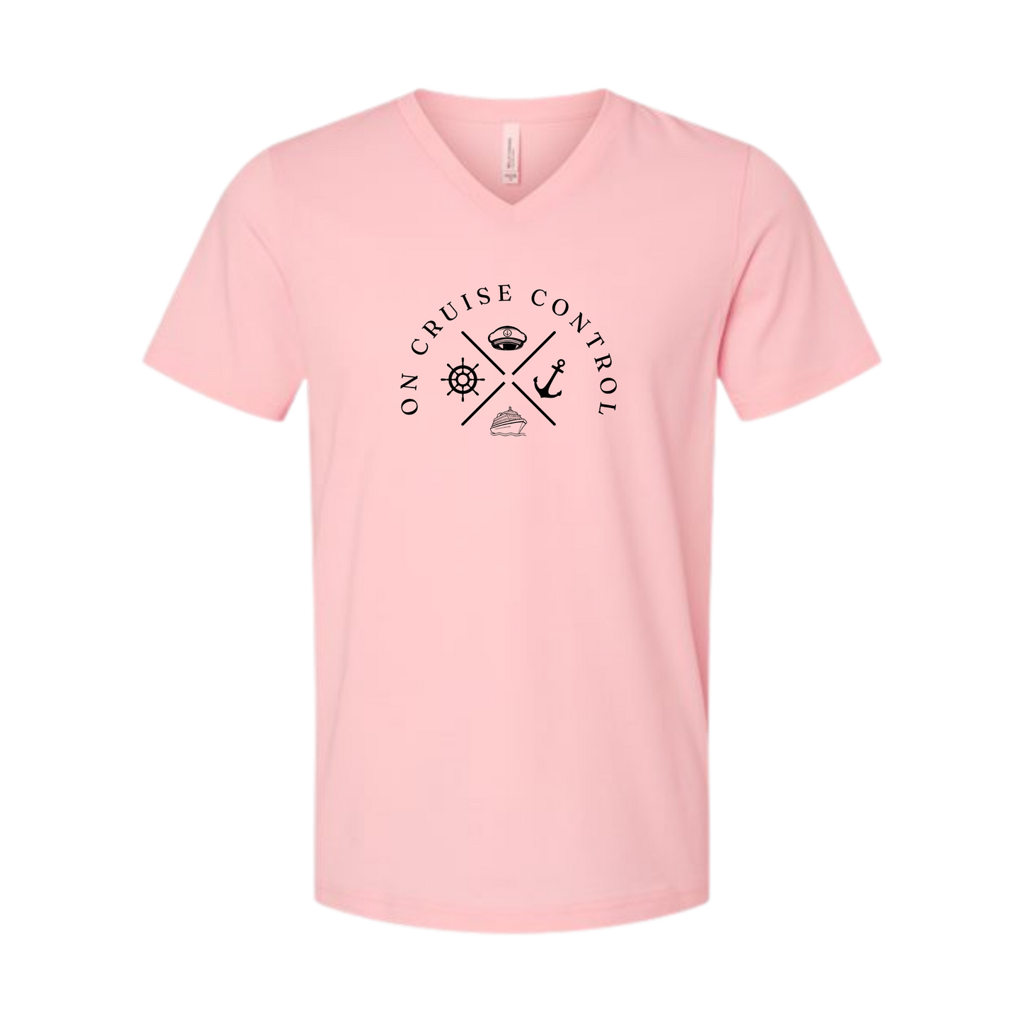 On Cruise Control - Bella+Canvas - Unisex V-Neck - Assorted Colors