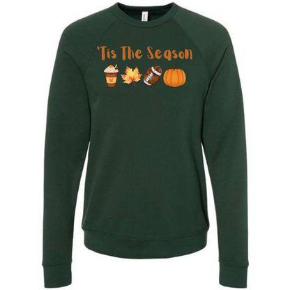 HP - 'Tis The Season - Fall - Sponge Fleece Raglan Sweatshirt - Greens, Neutrals