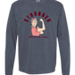 Stronger Than Period Cramps - Comfort Colors - Heavyweight Long Sleeve Tee - Blues & Greens