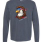 Rockin Free Bird - Comfort Colors - Heavyweight Long Sleeve Tee - Blues & Greens