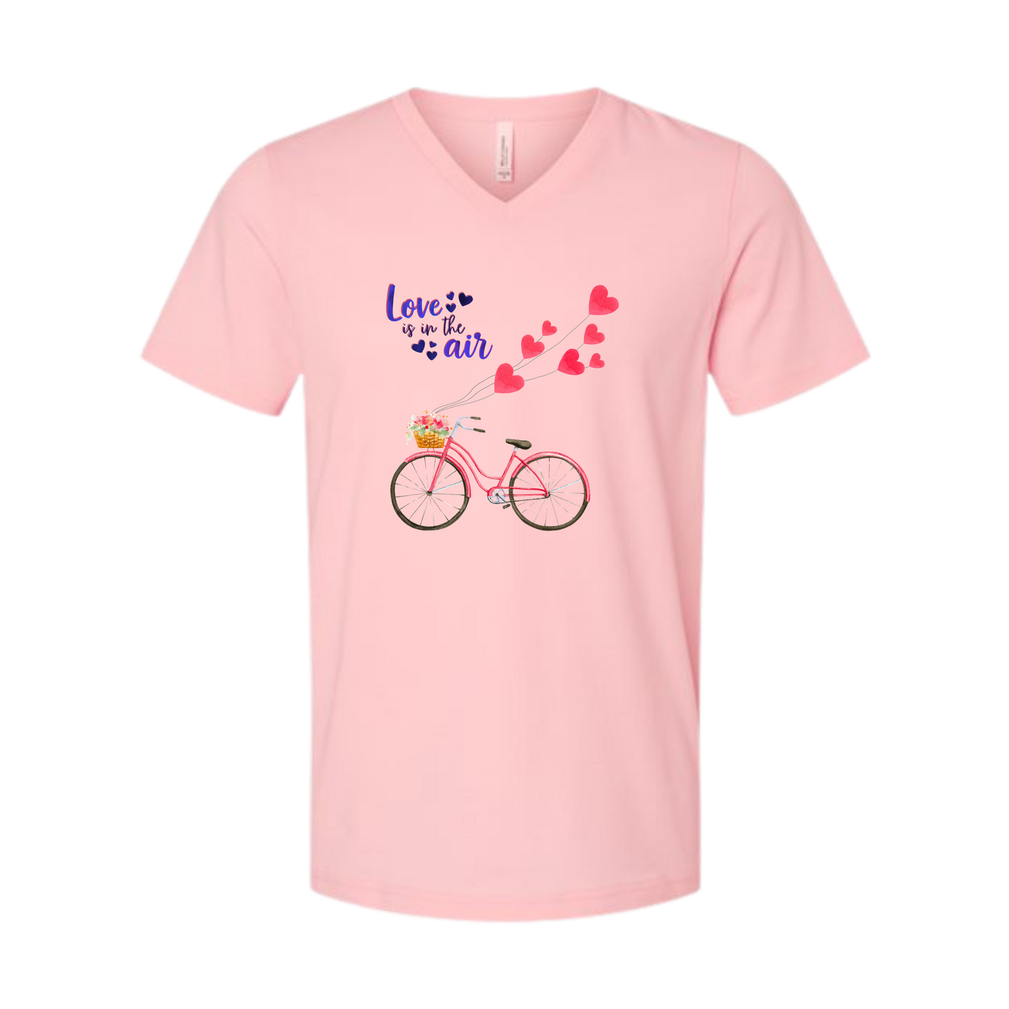 Love is in the Air - Bella+Canvas - Unisex V-Neck - Assorted Colors