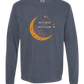 Not A Hot Mess Just A Hot Flash - Comfort Colors - Heavyweight Long Sleeve Tee - Blues & Greens