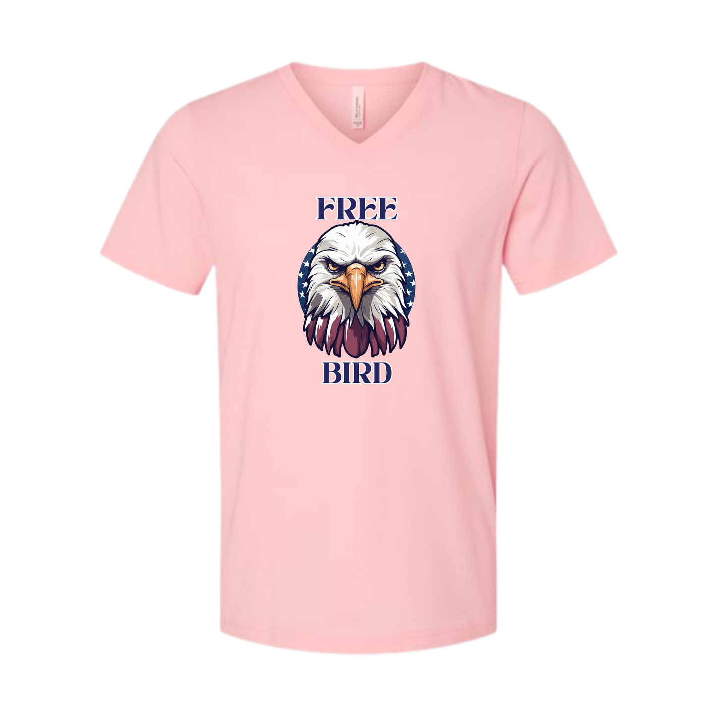 Free Bird - Bella+Canvas - Unisex V-Neck - Assorted Colors