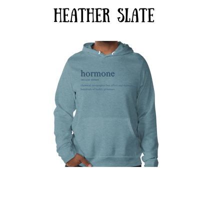 Hormone - Sponge Fleece Hoodie - Greens, Neutrals