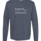 Hormone - Comfort Colors - Heavyweight Long Sleeve Tee - Blues & Greens