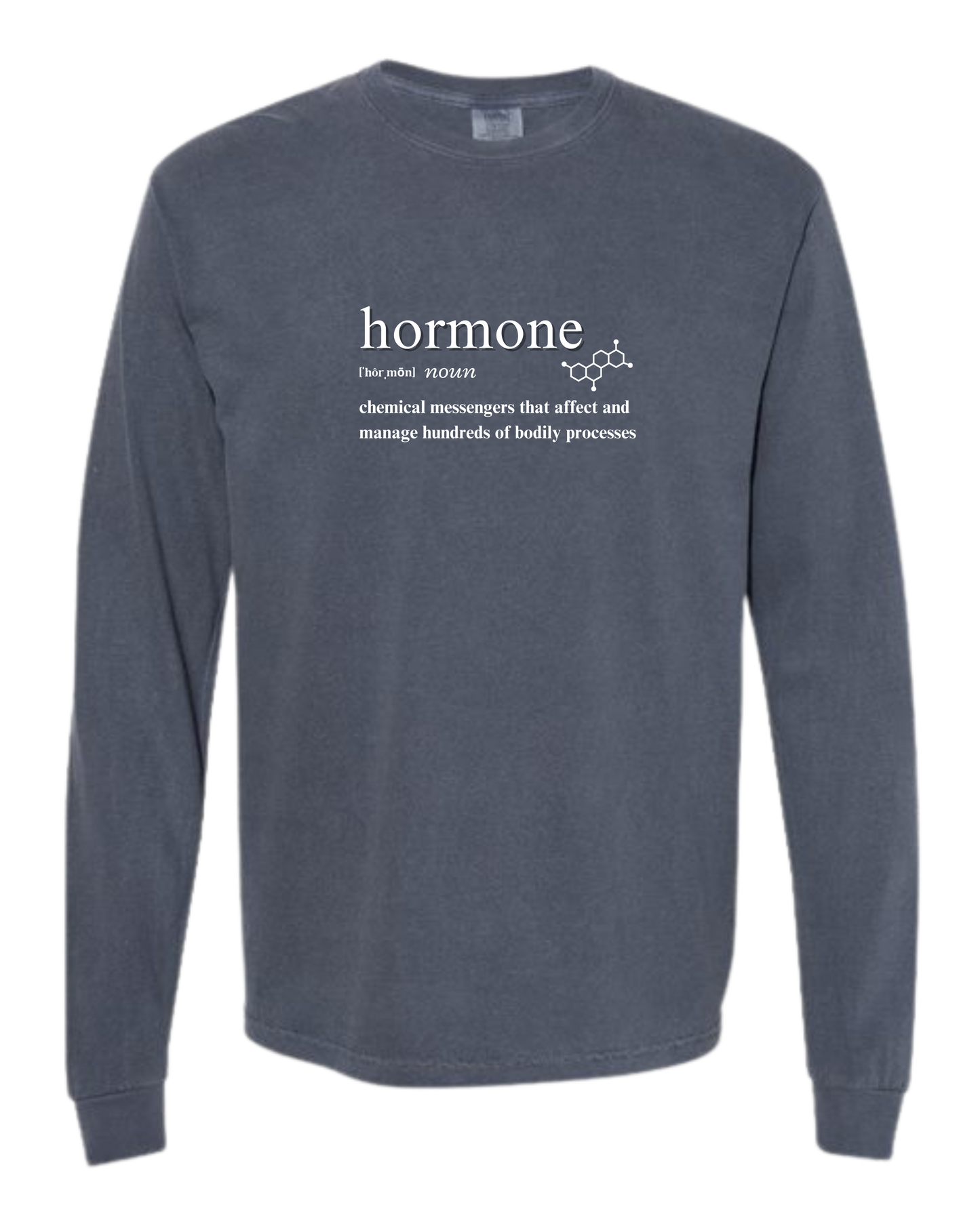 Hormone - Comfort Colors - Heavyweight Long Sleeve Tee - Blues & Greens
