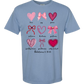 Galatians 5 - Valentines - Comfort Colors - Heavyweight Unisex Tee - Blues