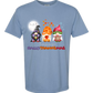 Happy HalloThanksMas Gnomes - Comfort Colors - Heavyweight Unisex Tee - Blues