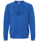 On Cruise Control - Sponge Fleece Raglan Sweatshirt - Blues, Greens, Purple, and Black