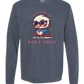 Lovin' Life as a Free Bird - Comfort Colors - Heavyweight Long Sleeve Tee - Blues & Greens