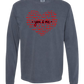 You & Me - Comfort Colors - Heavyweight Long Sleeve Tee - Blues & Greens