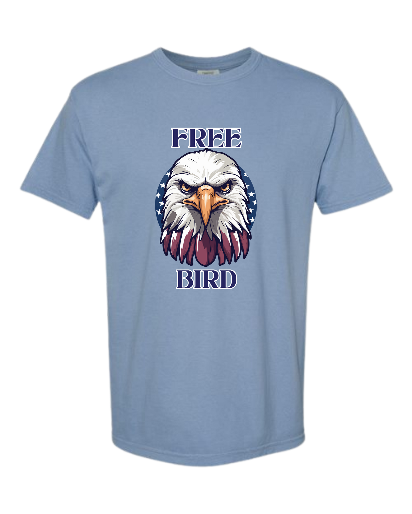 Free Bird - Comfort Colors - Heavyweight Unisex Tee - Blues