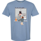 The Weather Outside is Frightful - Comfort Colors - Heavyweight Unisex Tee - Blues