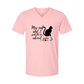 My Cat and I spill the tea about you - Bella+Canvas - Unisex V-Neck - Assorted Colors