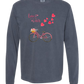 Love is in the Air - Comfort Colors - Heavyweight Long Sleeve Tee - Blues & Greens